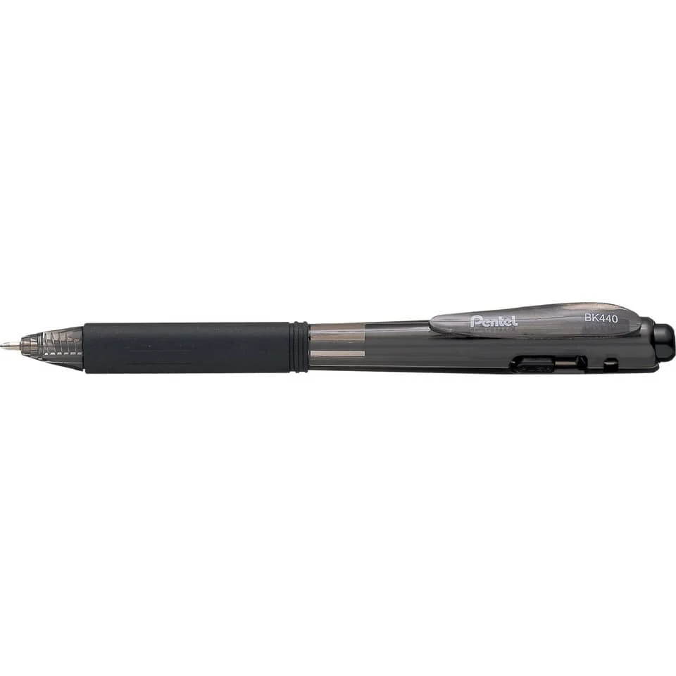 Pentel Druckkugelschreiber BK440, schwarz (EAN: 0072512198278)