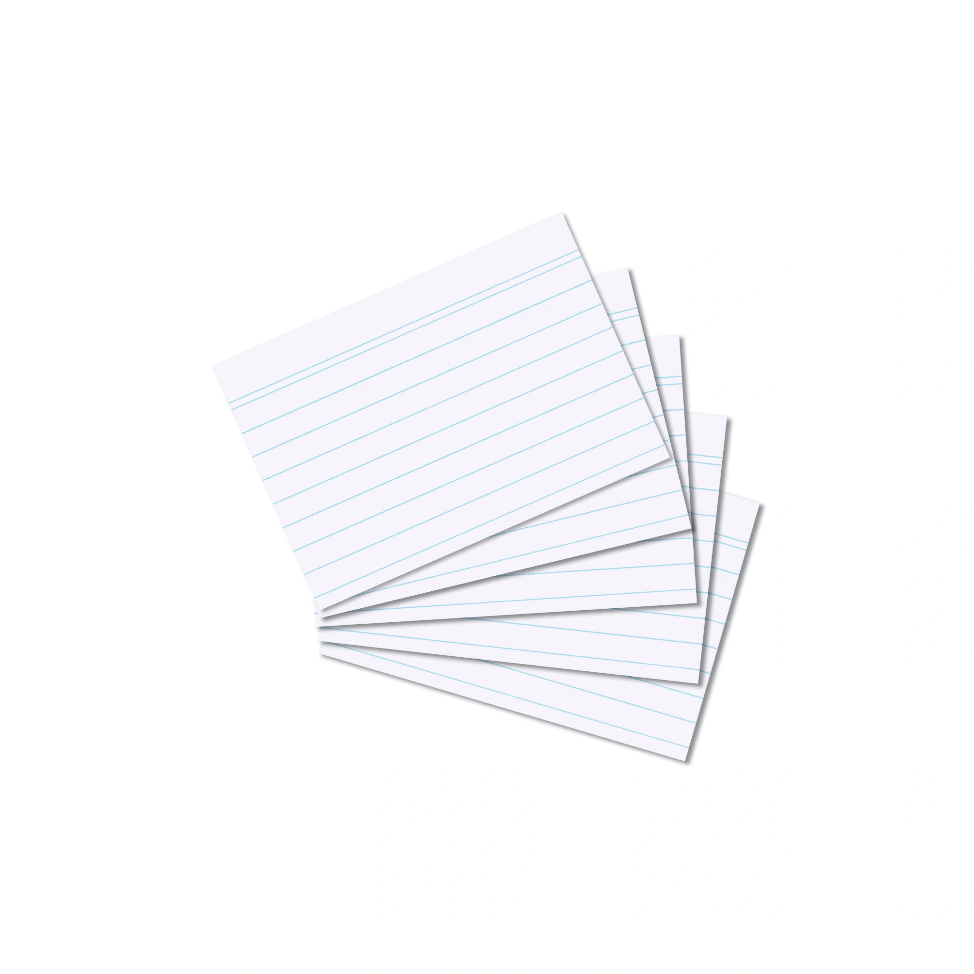 herlitz Karteikarten, DIN A8, liniert, weiß (EAN: 4008110239668)