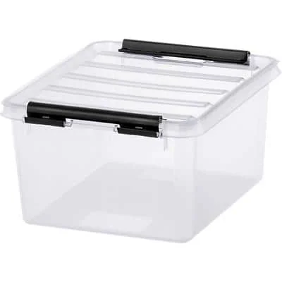 smartstore Aufbewahrungsbox CLASSIC 2 L, Clips: schwarz, transparent, schwarz (EAN: 7310543521072)