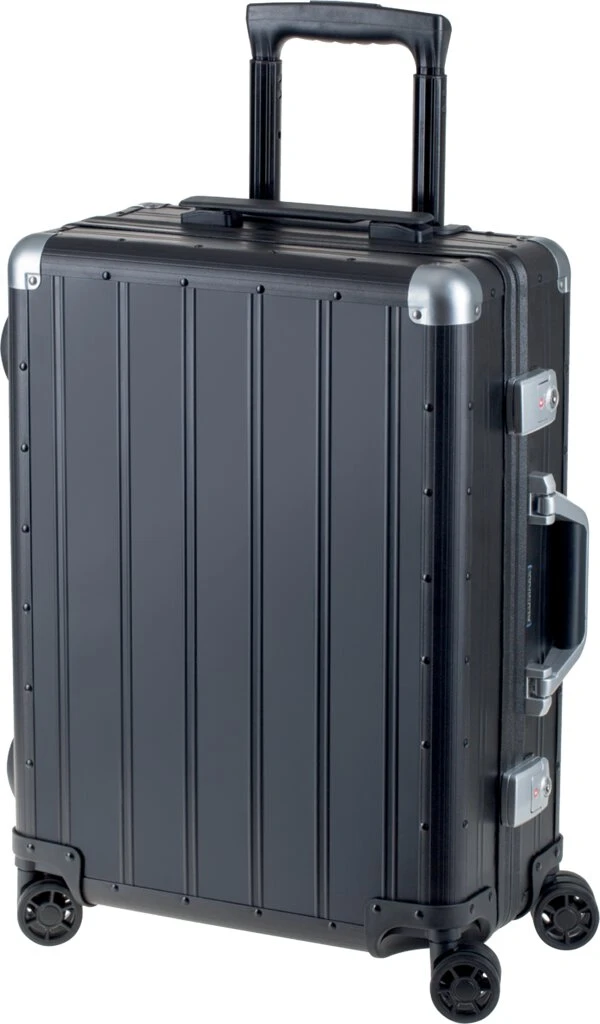 Alumaxx Reisetrolley, aus Aluminium, schwarz matt (EAN: 4021068451715)