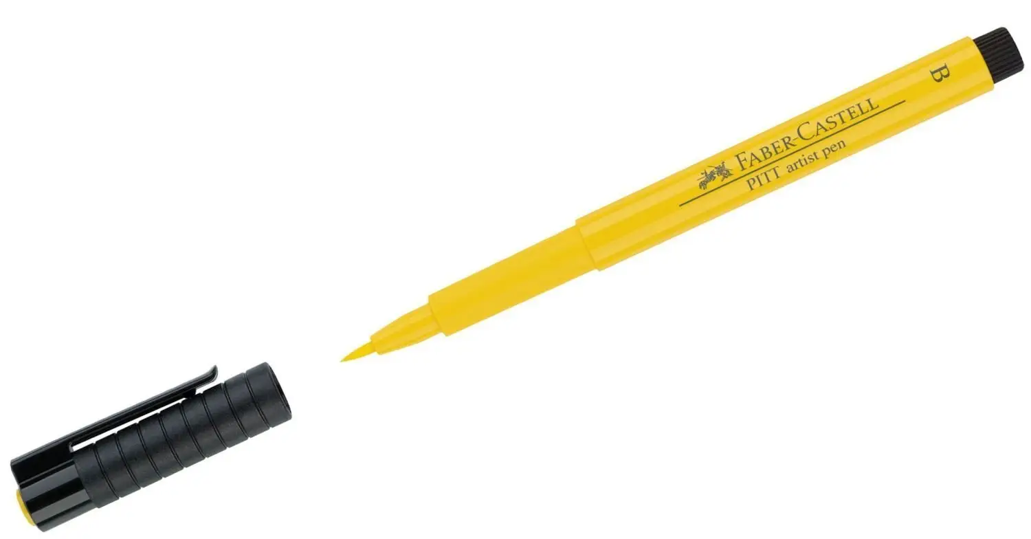 FABER-CASTELL Tuschestift PITT artist pen, kadmiumgelb (EAN: 4005401674078)
