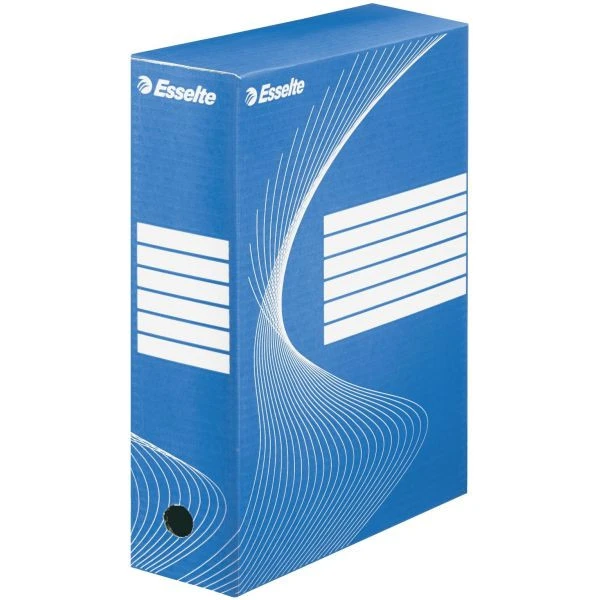 Esselte Archiv-Schachtel VIVIDA, DIN A4, blau, (B)100 mm (EAN: 5902812336634)
