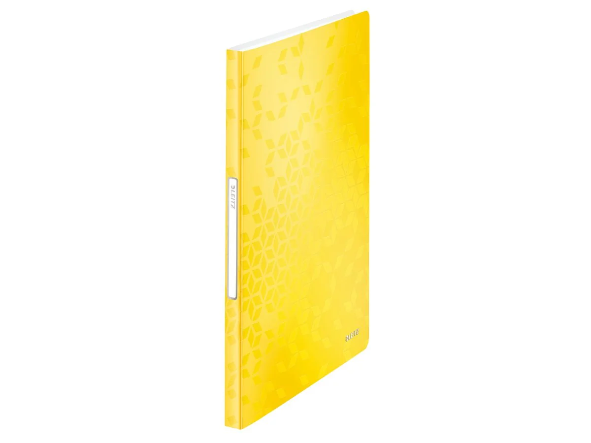 LEITZ Sichtbuch WOW, A4, PP, mit 40 Hüllen, gelb (EAN: 4002432121205)