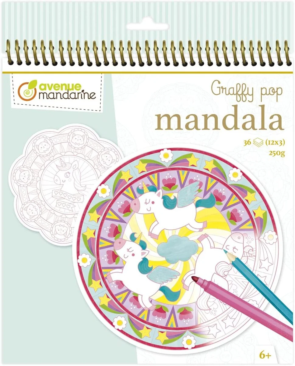 My Mandarine Malbuch "Graffy Pop Mandala", Magie (EAN: 3609510520717)