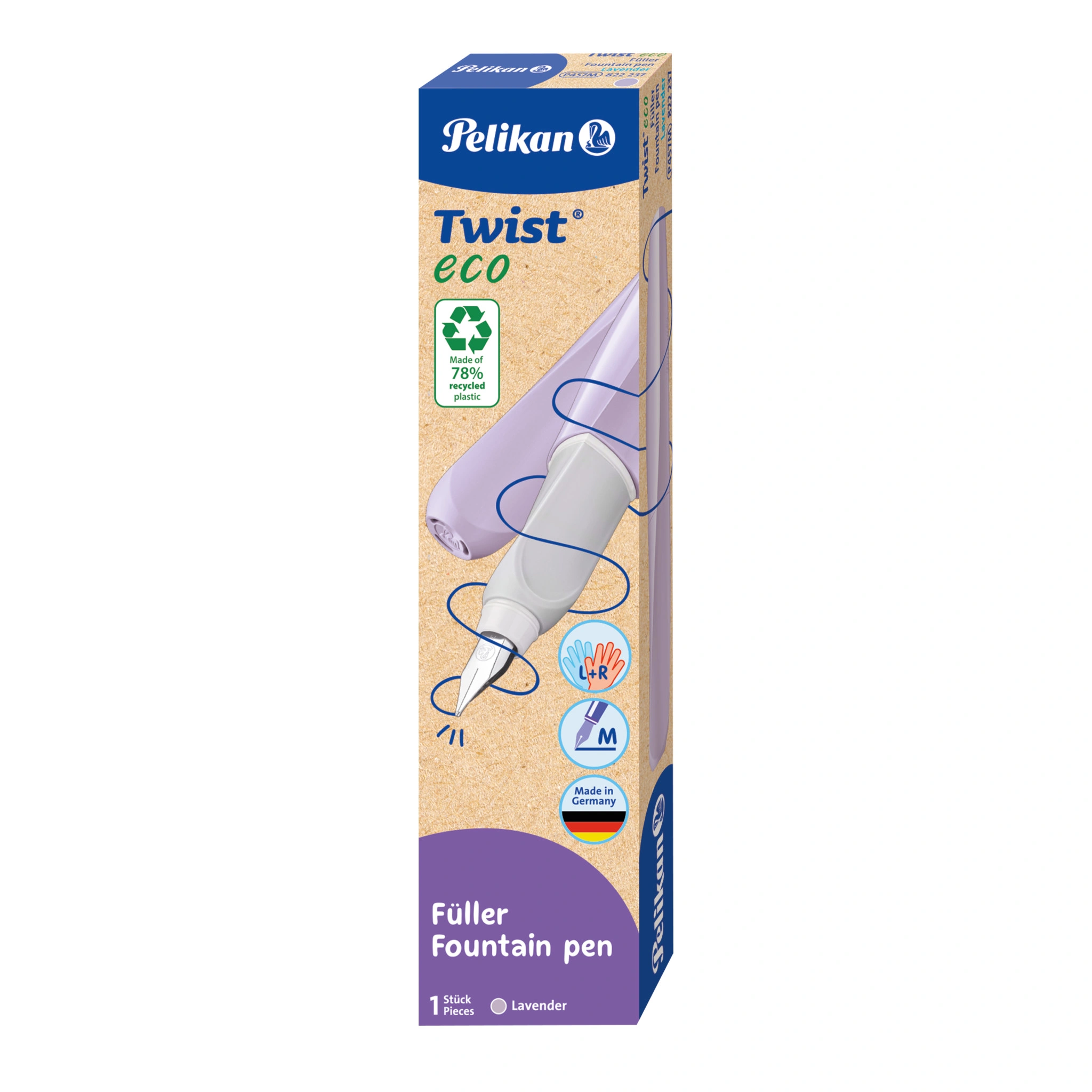 Pelikan Twist Füllhalter eco, lavendel (EAN: 4012700822239)