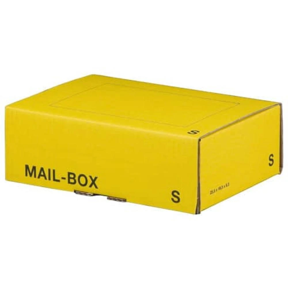 SMARTBOXPRO Paket-Versandkarton MAIL BOX, Größe: S, gelb (EAN: 4250414104306)