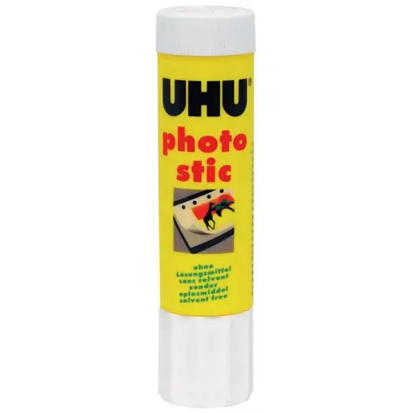 UHU Klebestift photo stic, lösemittelfrei, 21 g, transparent (EAN: 0000040267555)