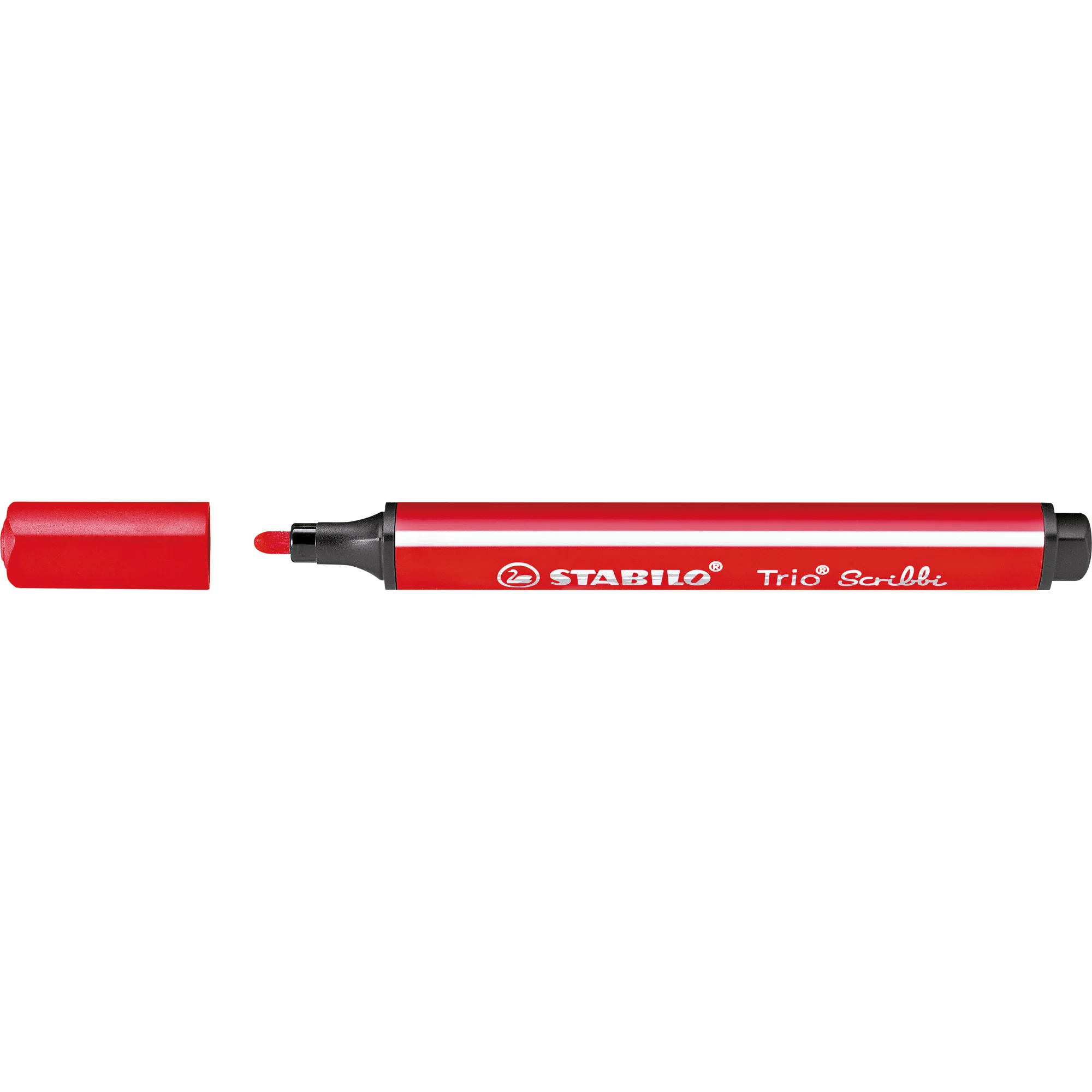 STABILO Fasermaler Trio Scribbi, rot (EAN: 4006381341868)