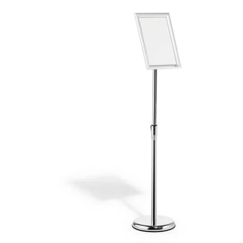 DURABLE Info-Bodenständer, Aluminium-Klapprahmen, DIN A4 (EAN: 4005546735542)
