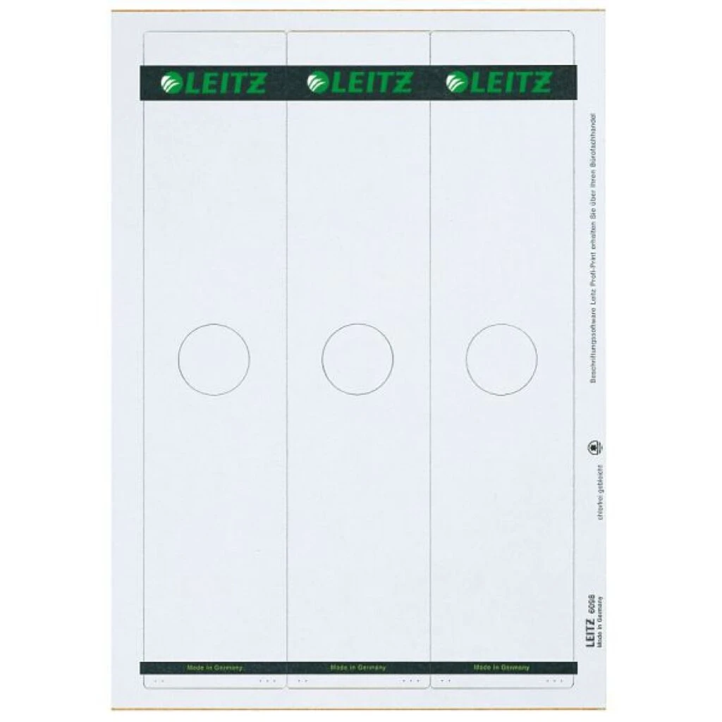 LEITZ Ordnerrücken-Etikett für Hängeordner, 61 x 279 mm (EAN: 4002432330775)