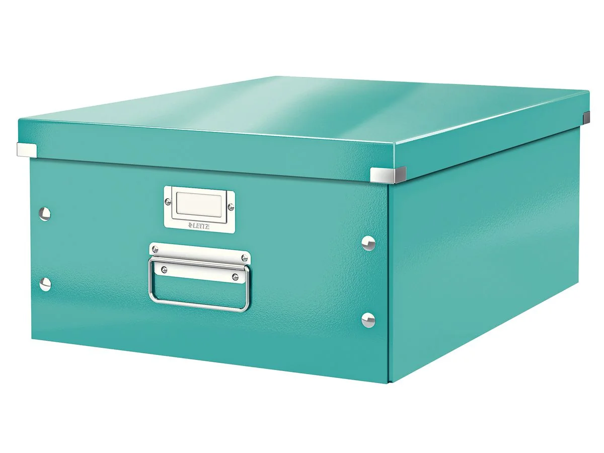 LEITZ Ablagebox Click & Store WOW, DIN A3, eisblau (EAN: 4002432103843)