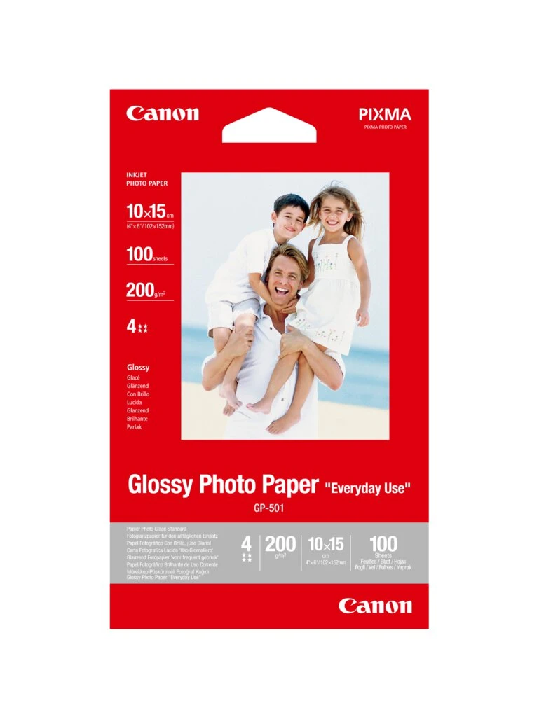 Canon Glossy Foto Papier, 10 x 15 cm, 210 g/qm (EAN: 4960999293967)