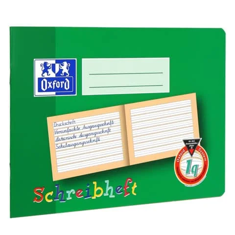 Oxford Schreibheft, DIN A5 quer, Lineatur: 1q (EAN: 4006144582095)