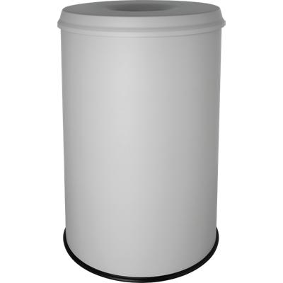 helit Stahl-Papierkorb "the guardian", 30 Liter, lichtgrau (EAN: 4012086050165)
