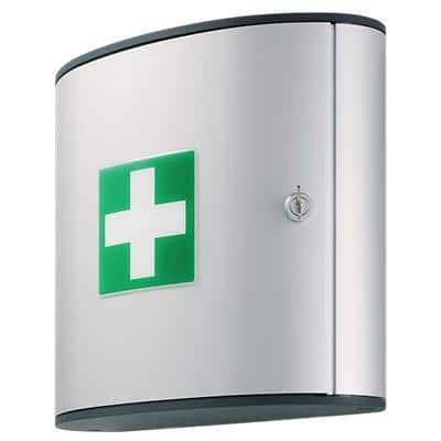 DURABLE FIRST AID BOX M, Design-Erste-Hilfe-Kasten, silber (EAN: 4005546104010)