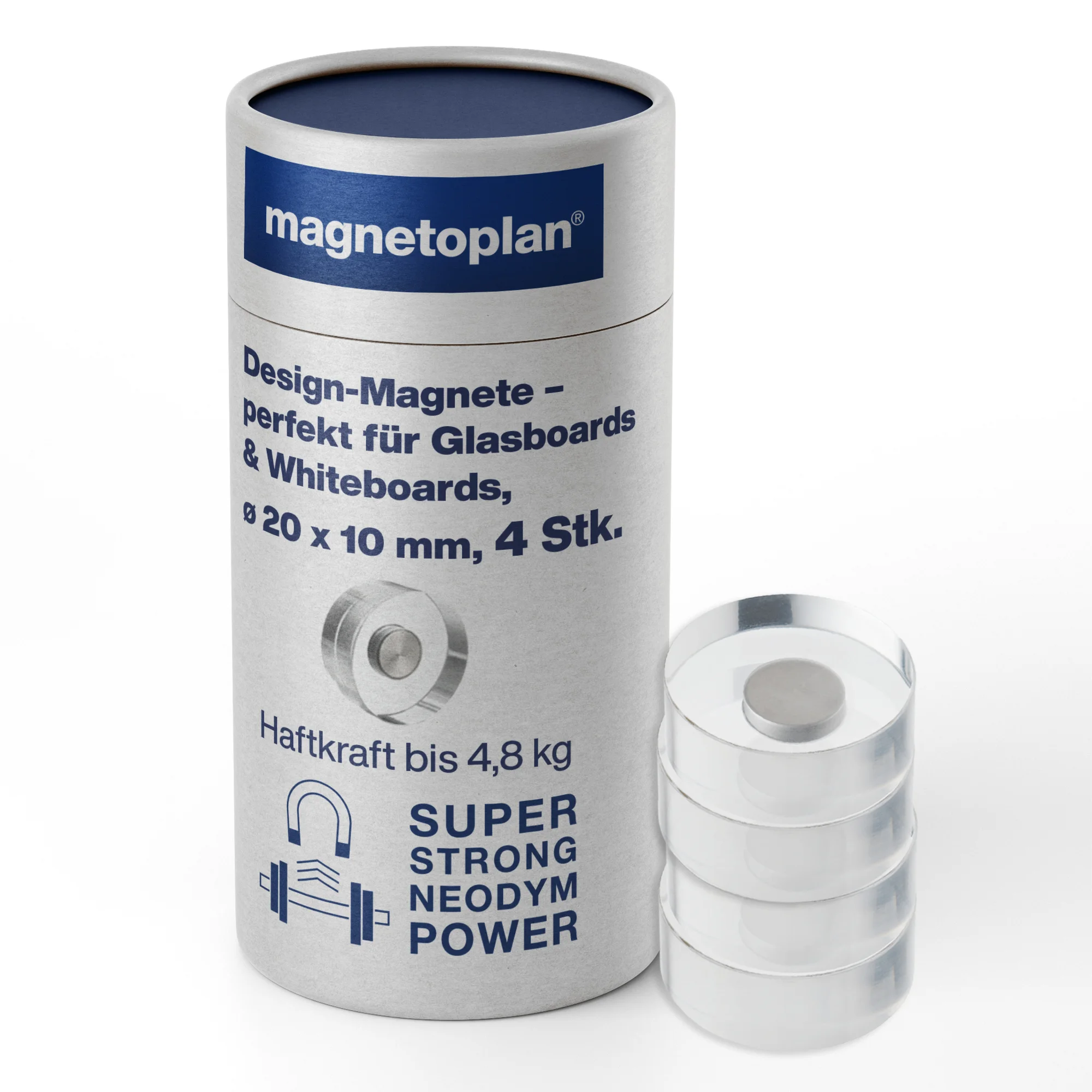 magnetoplan Neodym-Magnete Design, Durchmesser: 20 mm (EAN: 4013695054858)