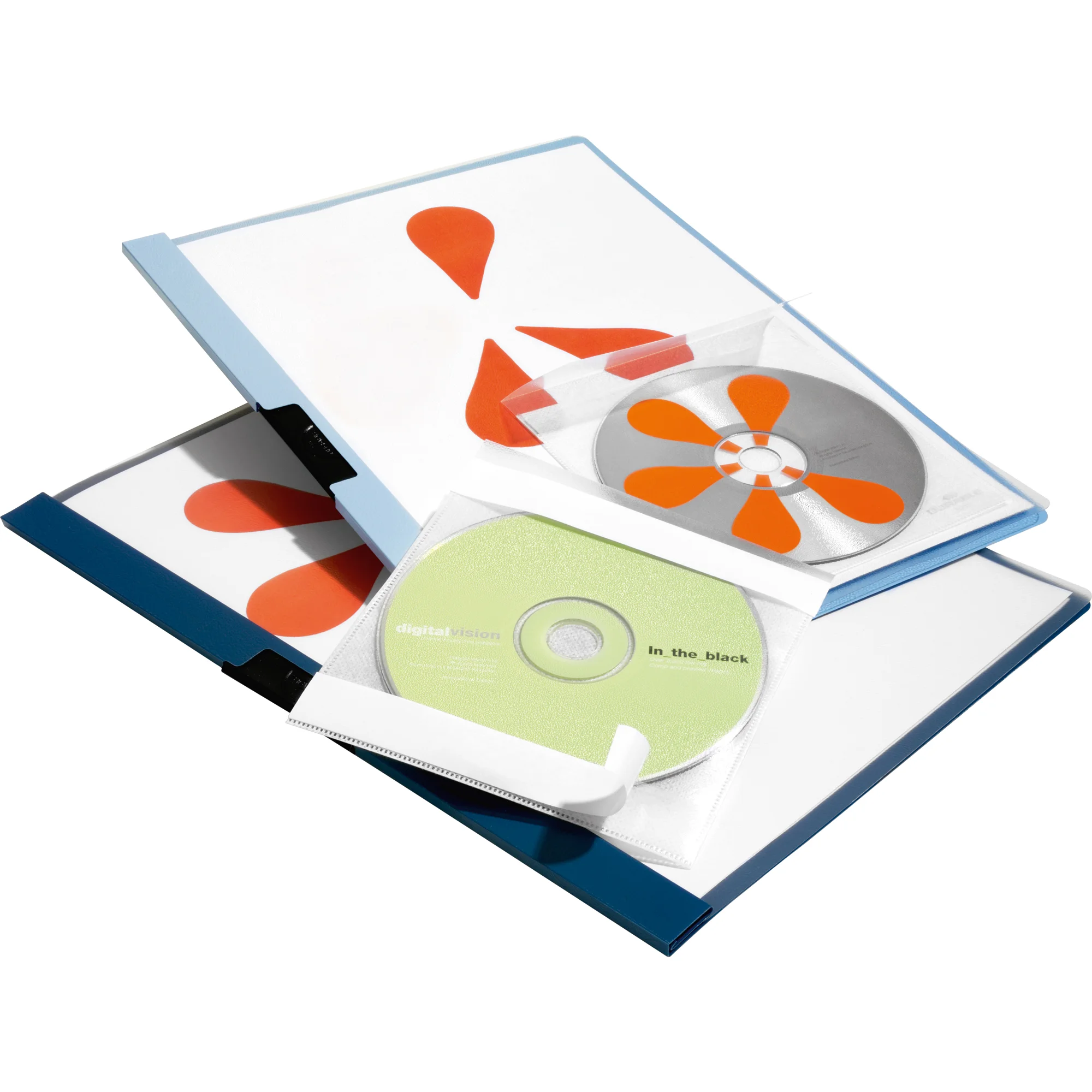 DURABLE Selbstklebetaschen CD/DVD FIX, PP, transparent (EAN: 4005546501161)