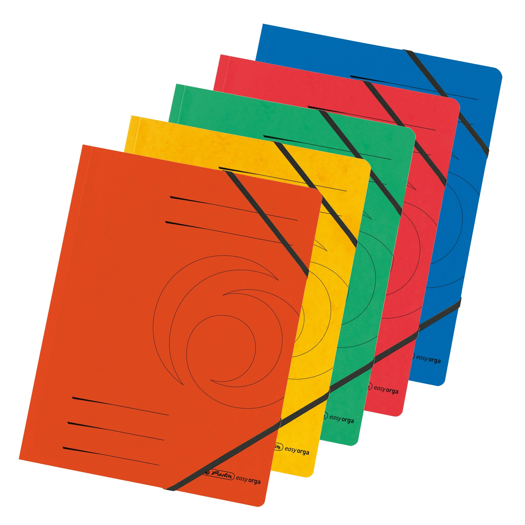 herlitz Eckspannermappe easyorga, A4, Karton, sortiert (EAN: 4008110340333)