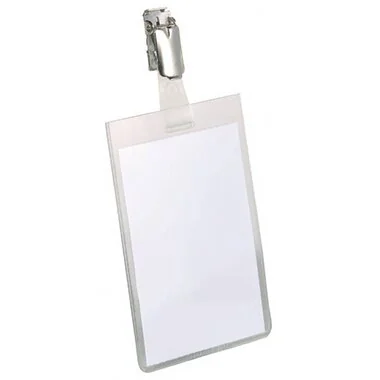 DURABLE Namensschild, oben geschlossen, mit Clip, 60 x 90 mm (EAN: 4005546810027)