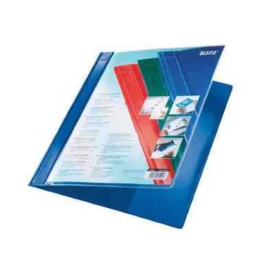 LEITZ Schnellhefter Exquisit mit Präsentationstasche, blau (EAN: 4002432341184)