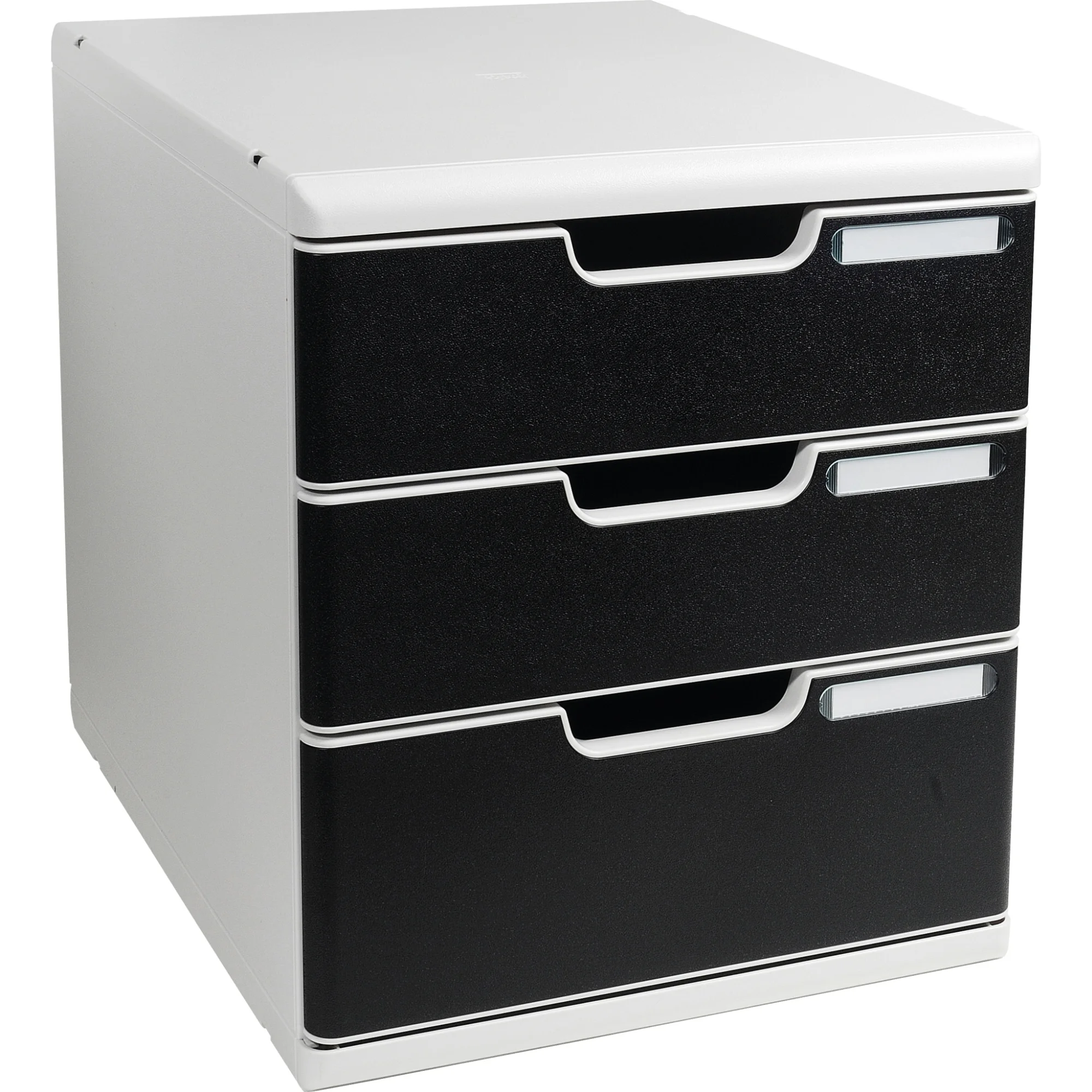 EXACOMPTA Schubladenbox MODULO A4, 3 Schübe, schwarz (EAN: 9002493421882)