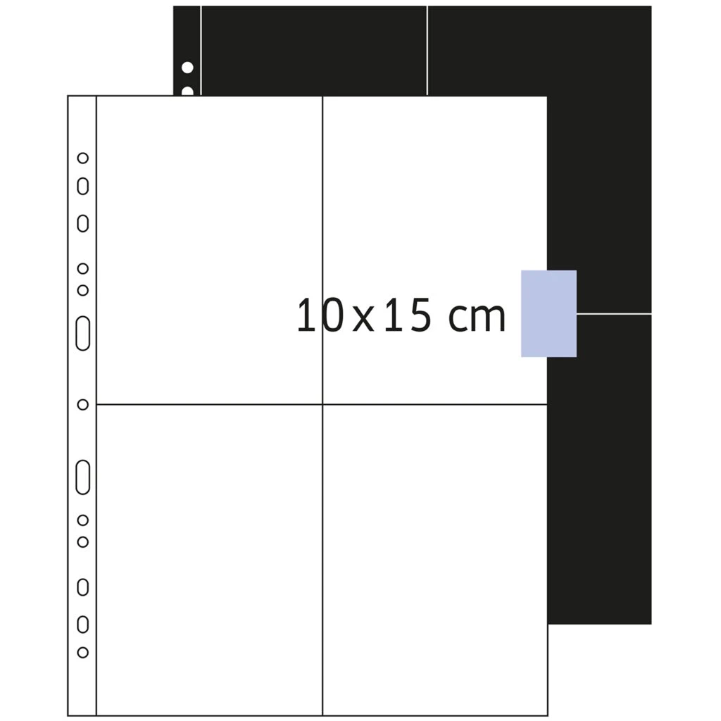 HERMA Fotophan Sichthüllen DIN A4, für Fotos 10 x 15 cm,hoch (EAN: 4008705075626)