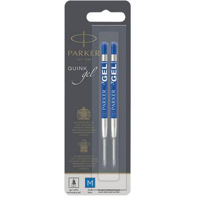 PARKER Gel-Mine, blau, Strichstärke: M, 2er Blister (EAN: 3501179503646)