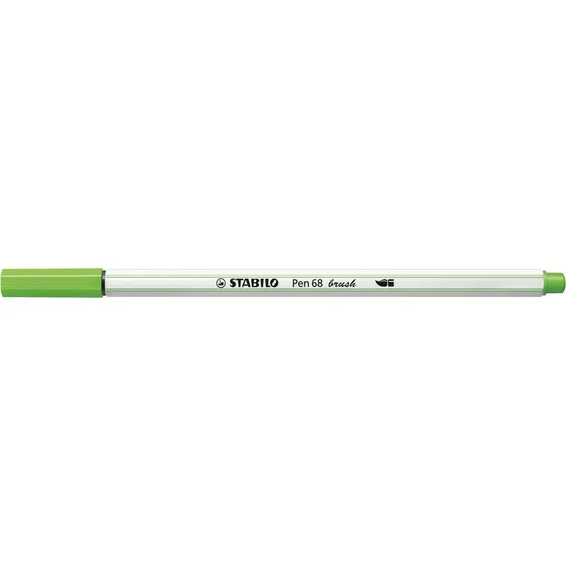 STABILO Pinselstift Pen 68 brush, hellgrün (EAN: 4006381545822)