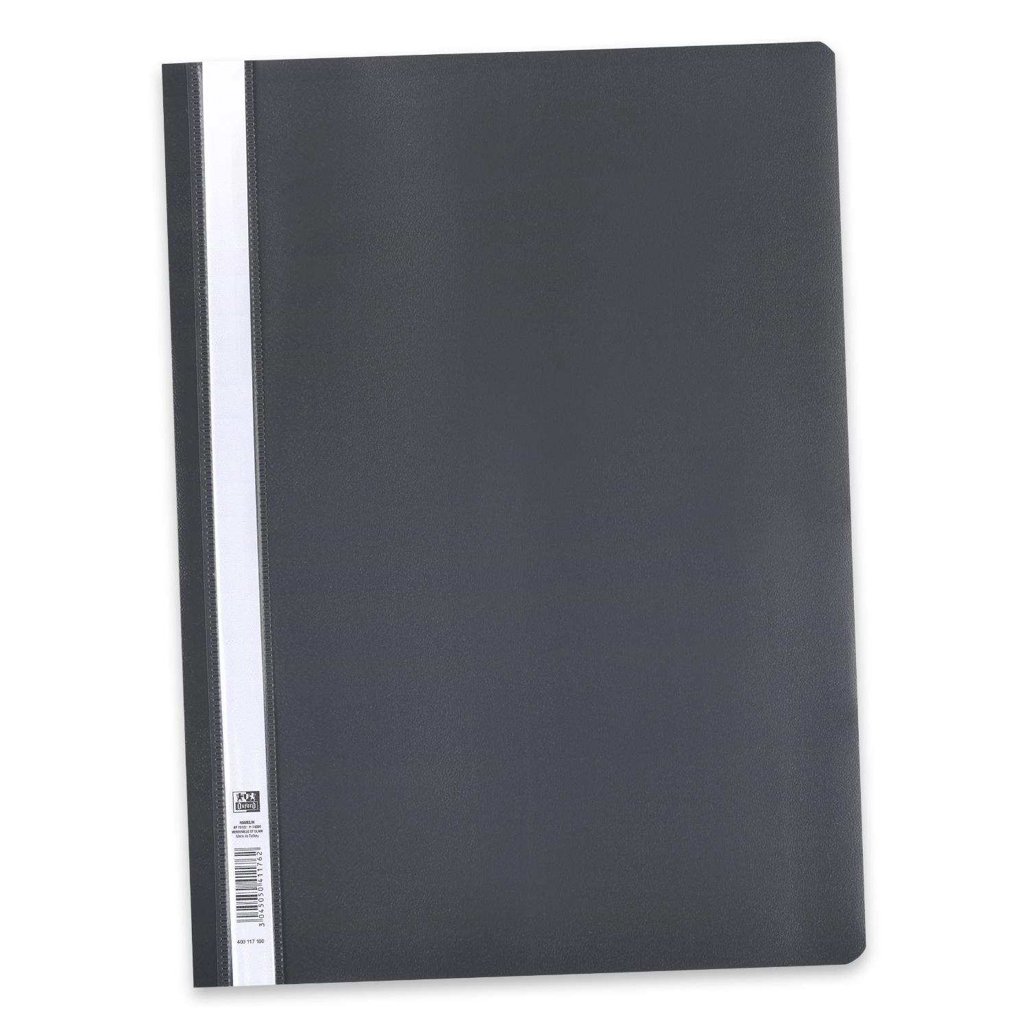 Oxford Schnellhefter, DIN A4, PP, dunkelgrau (EAN: 3045050411762)
