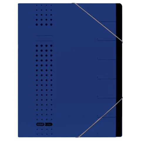 ELBA chic-Ordnungsmappe, Karton, A4, Fächer 1-7, dunkelblau (EAN: 4002030047716)