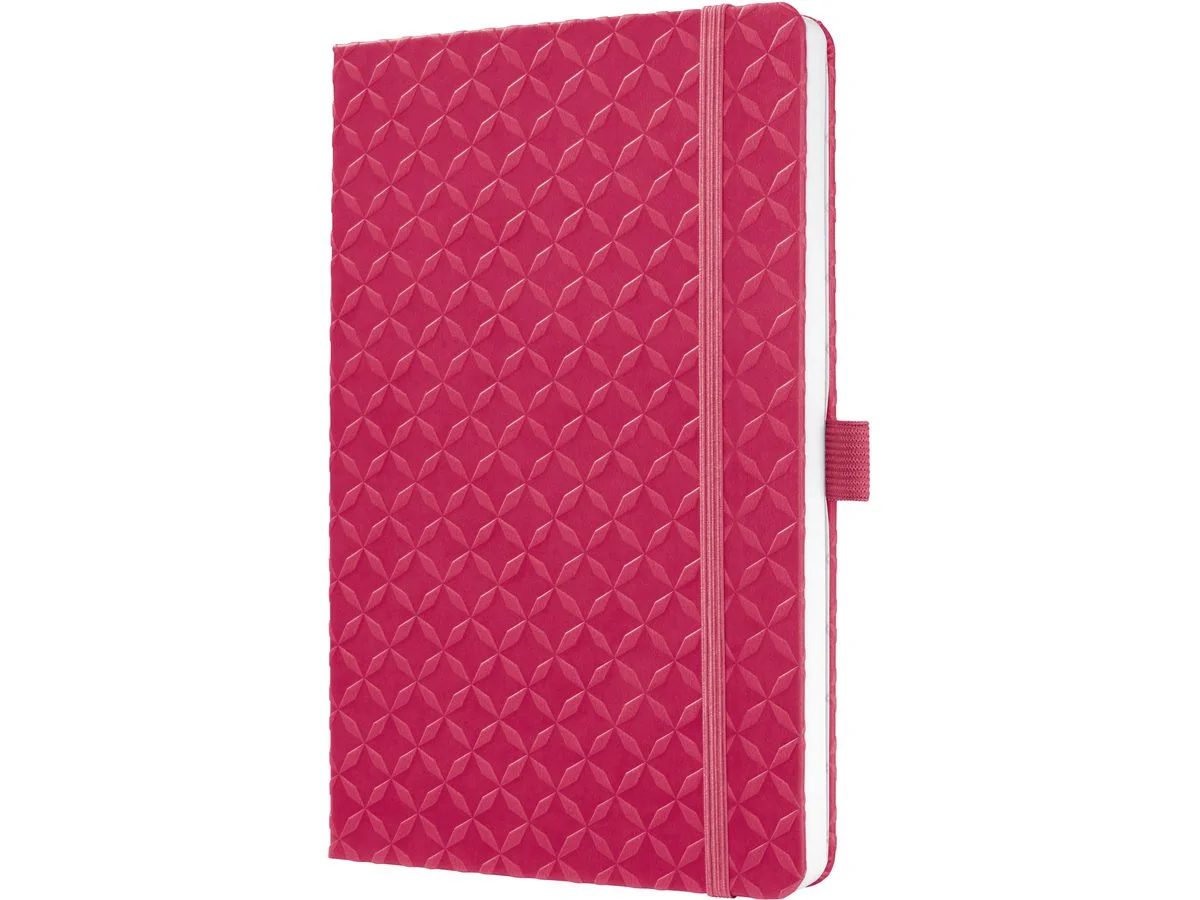 sigel Notizbuch Jolie Flair, Kunstleder, DIN A5, fuchsia, fuchsia pink (EAN: 4004360840623)