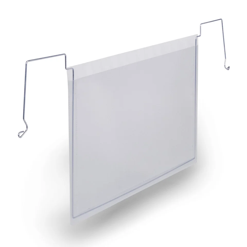 DURABLE Drahtbügeltasche, A4 quer, aus PP, transparent (EAN: 4005546742427)