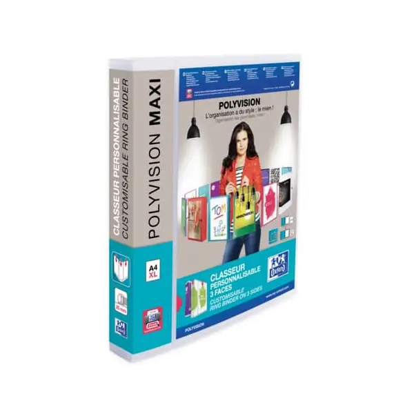 Oxford Präsentations-Ringbuch POLYVISION Maxi, DIN A4+,40 mm (EAN: 5020215709210)