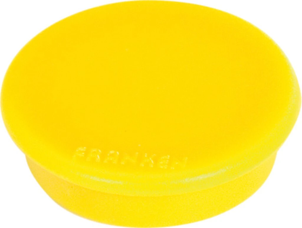FRANKEN Haftmagnet, Haftkraft: 0,1 kg, Durchm. 13 mm, gelb (EAN: 4016946051682)