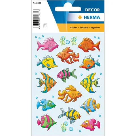 HERMA Sticker DECOR "Fische" (EAN: 4008705033336)