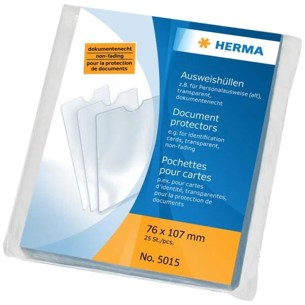 HERMA Ausweishülle, PP, 1-fach, 0,14 mm, Format: 102 x 137mm (EAN: 4008705050210)
