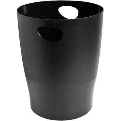 EXACOMPTA Papierkorb ECOBIN, 15 Liter, schwarz (EAN: 9002493037069)