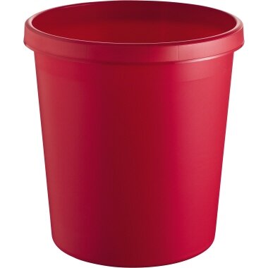 helit Papierkorb "the german", 18 Liter, PE, rot (EAN: 4012086052411)