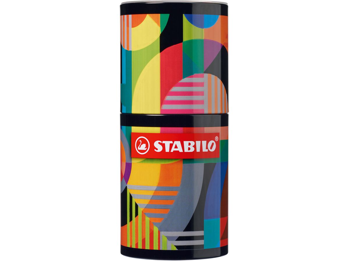 STABILO Fasermaler Pen 68, 45er Metalldose ARTY (EAN: 4006381601429)