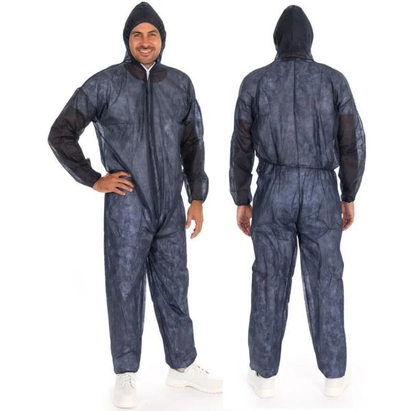 HYGOSTAR PP-Overall ECO HYGOBASE mit Kapuze, blau, XXL (EAN: 4015544709827)
