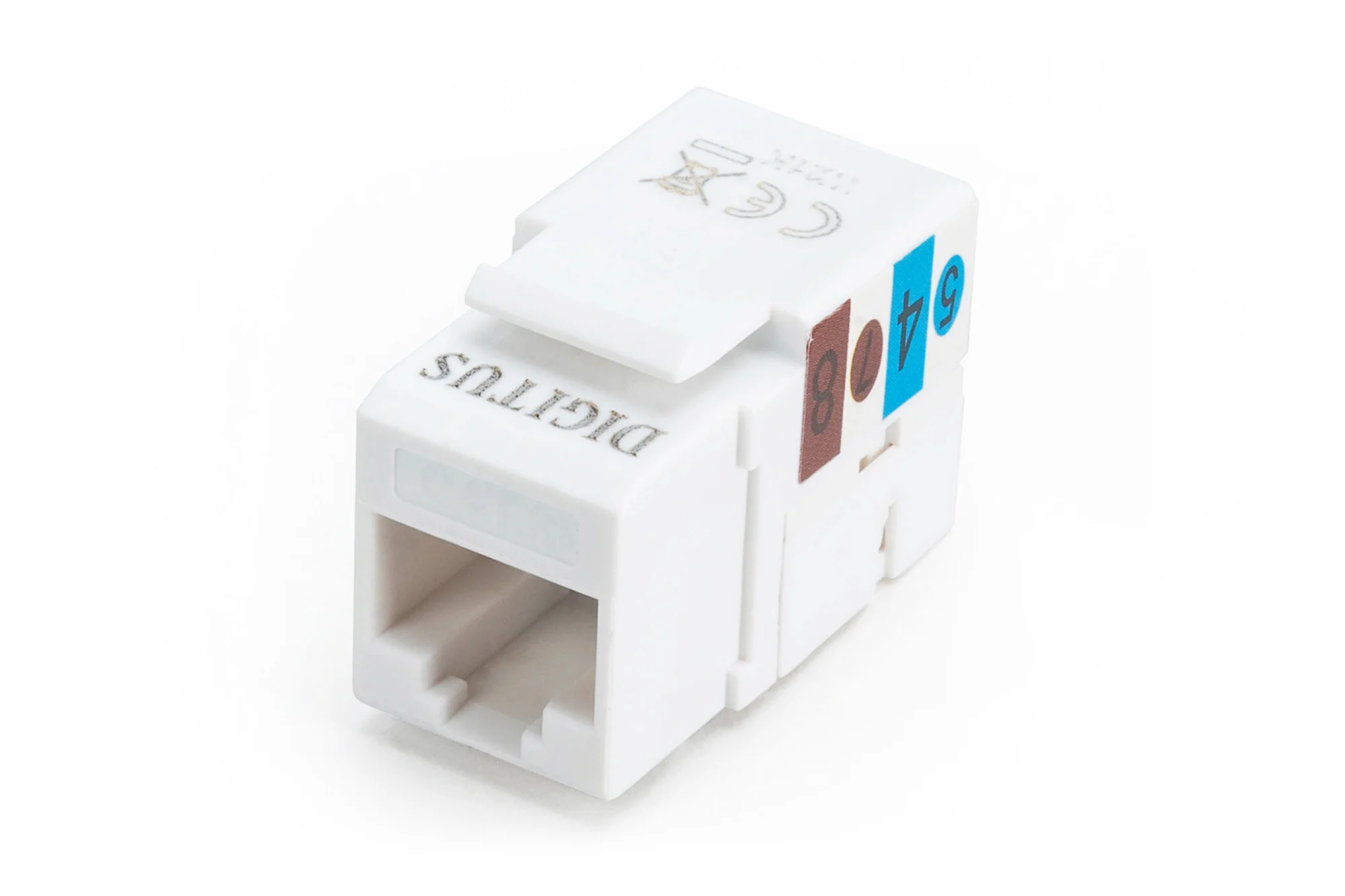 DIGITUS Keystone Modul Kat.5e, Klasse D, ungeschirmt, schwarz (EAN: 4016032245087)