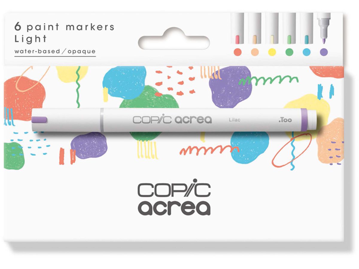 COPIC Marker acrea "Light", 6er Set (EAN: 4511338064672)
