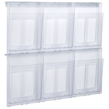 helit Wanddisplay "the placativ", 6 x DIN A4 hoch, glasklar (EAN: 4012086091304)