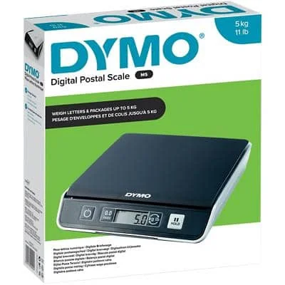 DYMO elektronische Briefwaage M5, Tragkraft: 5 kg, schwarz (EAN: 3501170929001)