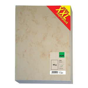 sigel Marmor-Papier "XXL Superpack", A4, 90 g/qm, Feinpapier (EAN: 4004360901065)