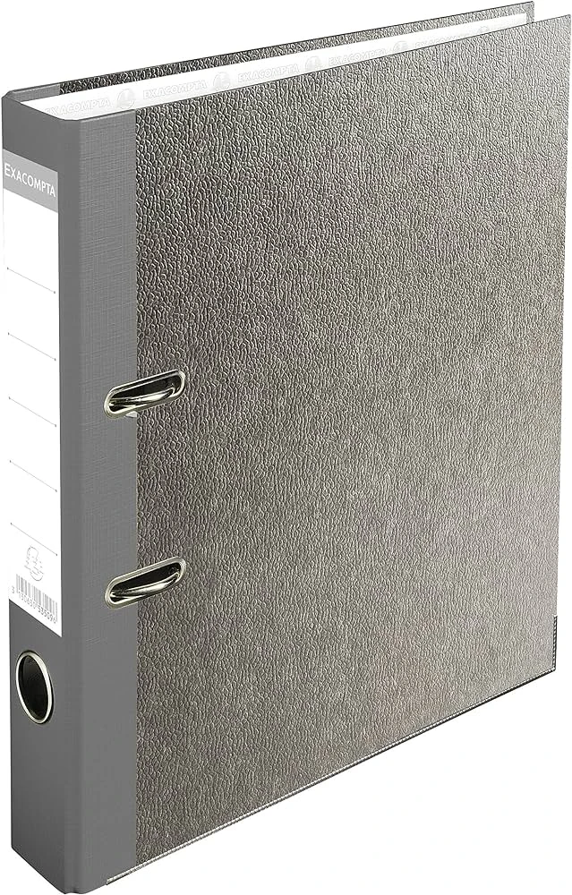 EXACOMPTA Ordner Wolkenmarmor, A4, 50 mm, grau (EAN: 3130630535096)