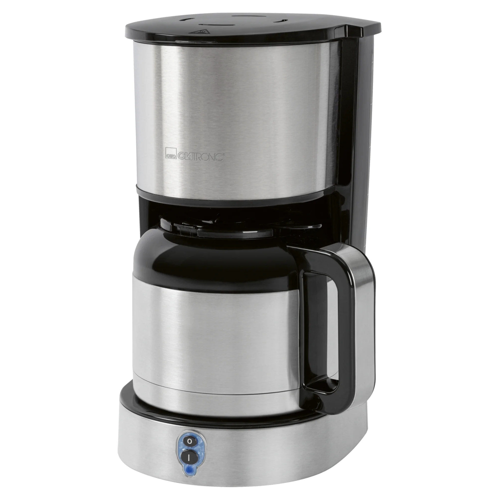 CLATRONIC Thermo-Kaffeemaschine KA 3805, silber / schwarz (EAN: 4006160640045)