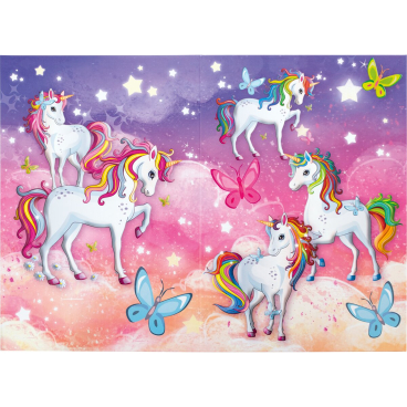 HERMA Papierkorb "Einhorn", Karton (EAN: 4008705197380)