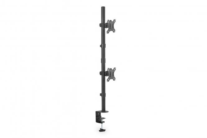 DIGITUS Doppel-Monitorhalterung, Vertikal, schwarz (EAN: 4016032481928)
