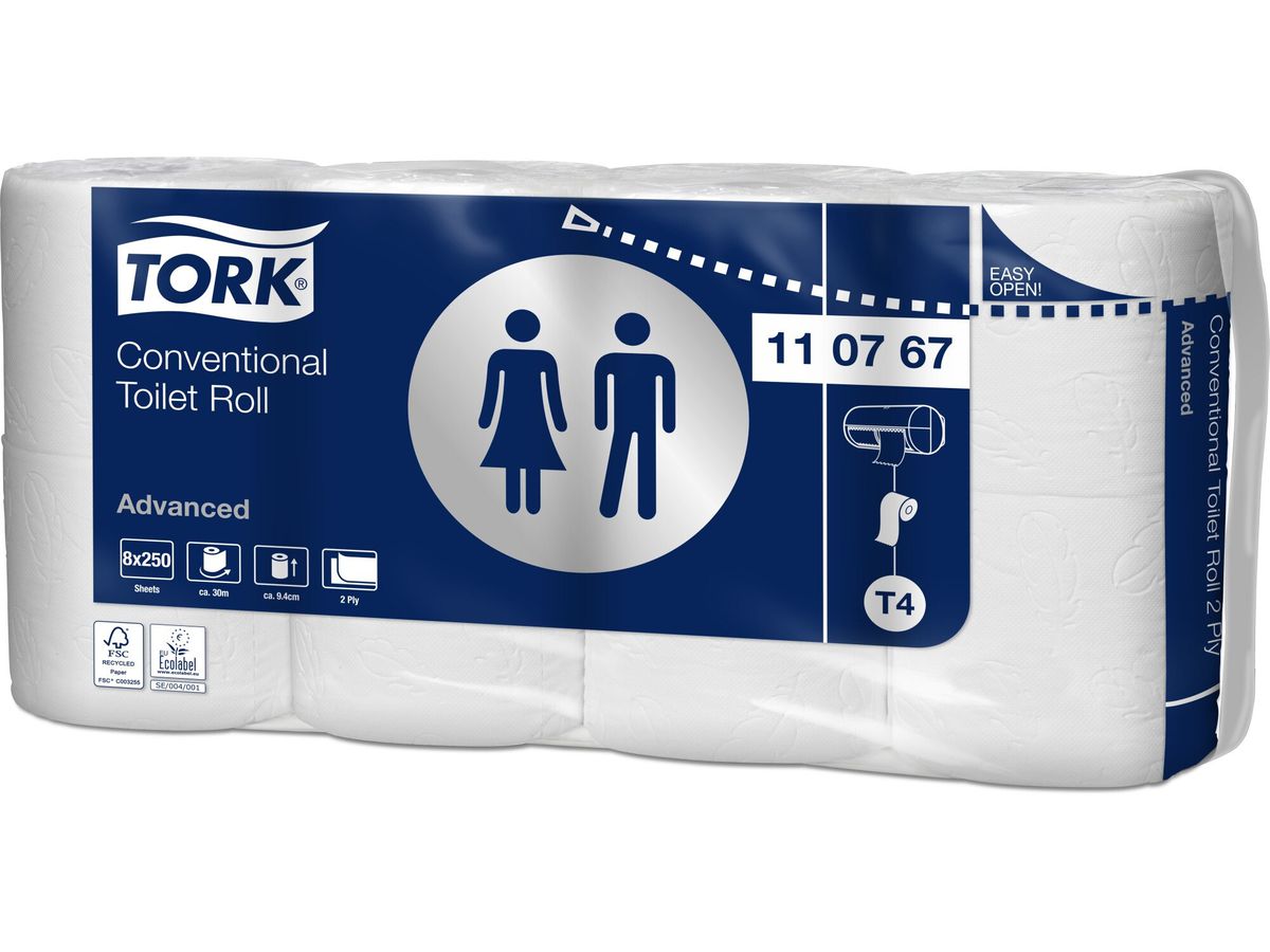 TORK Toilettenpapier, 2-lagig, weiß (EAN: 7322540861310)